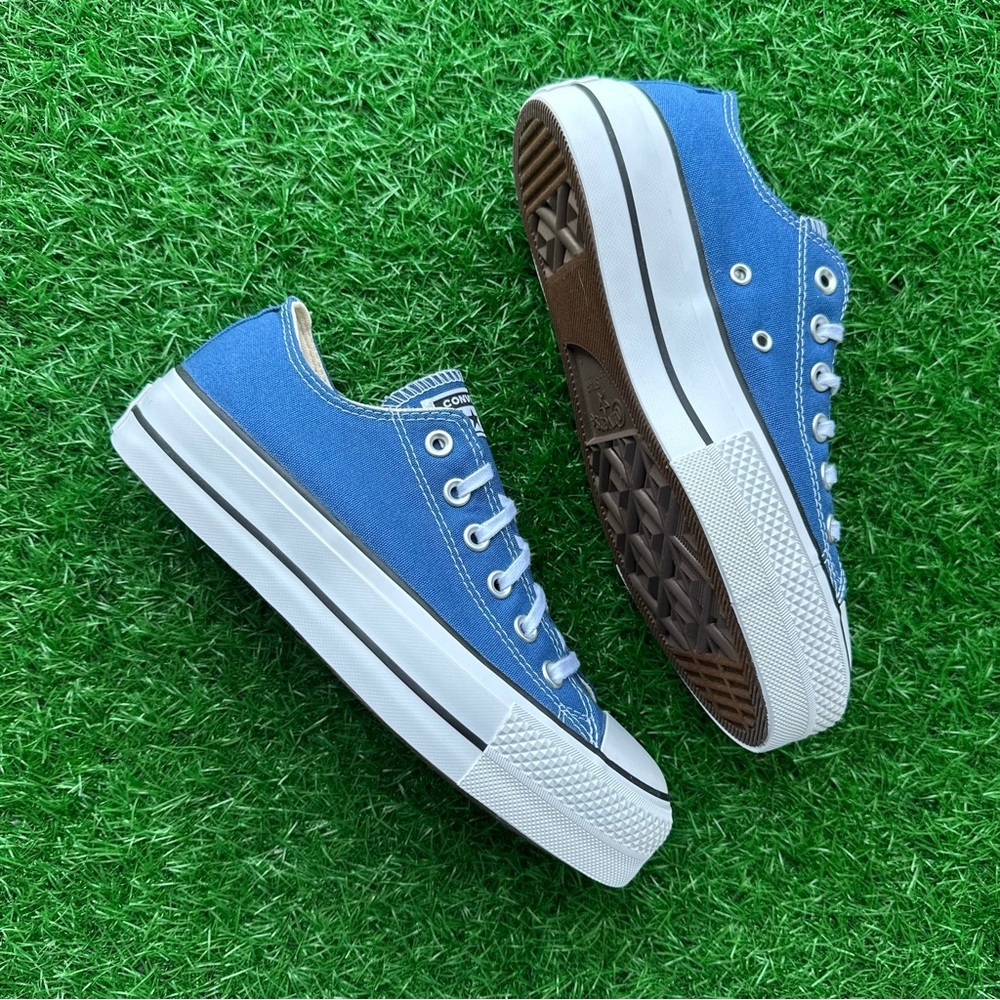 🎁Converse Chuck Taylor All Star Ctas Lift Hi Armor Blue - Picture 2 of 8